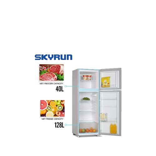 Double Door Refrigerator - 168liters