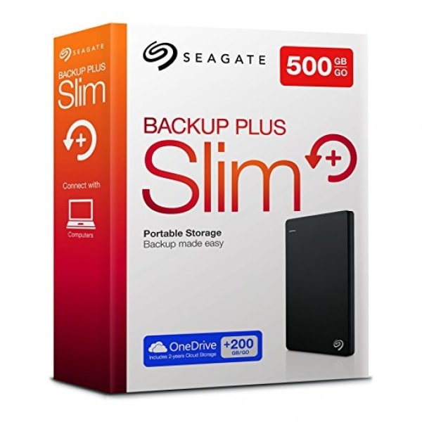 500gb Backup Plus Slim External Hdd-usb 3.0