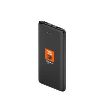 New Age 12500mah Slim Power Bank Dual Output 2.1a
