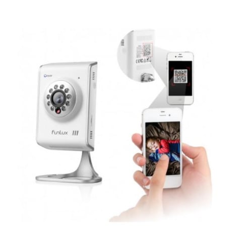 720p Hd Wi-fi Wireless Network Ip Survellance Camera With Qr-code Scan Remote Access