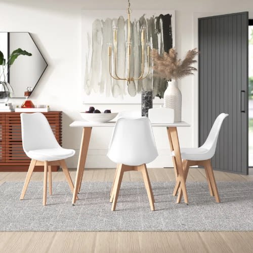 White Durflinger 8 - Person Dining Set