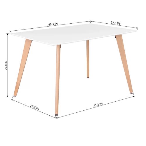 White Durflinger 8 - Person Dining Set