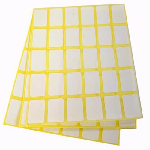 Self Adhesive Label Sticker - 200 Pcs