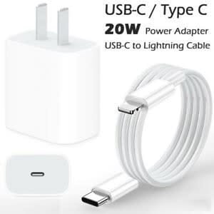 20W - 2pin USB-C Power Adapter With Cable