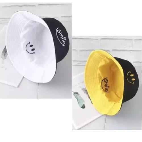 Reversible Unisex Bucket Hat - 2 Pcs