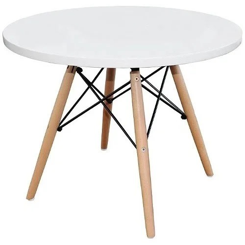Dining Table And Chair -80cm By 80cm - 2 Pieces - White