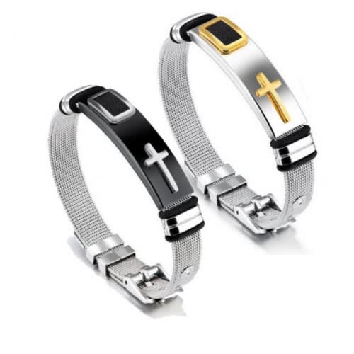 Unisex Steel Bracelets-2pcs