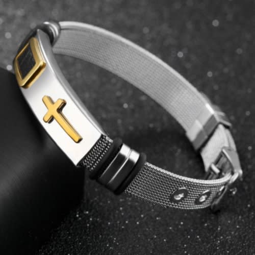 Unisex Steel Bracelets-2pcs