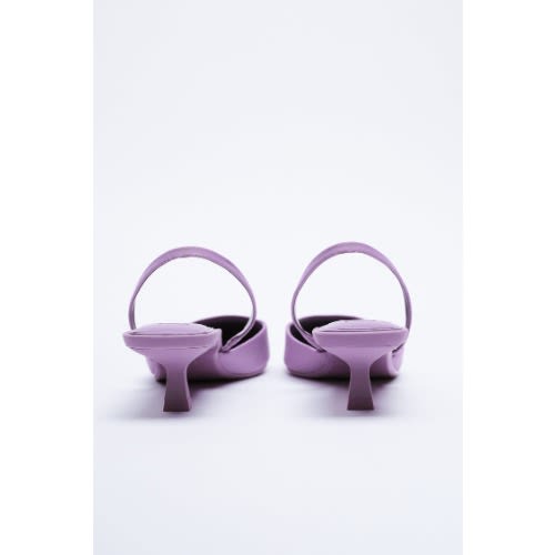 Slingback Kitten Courts - Purple