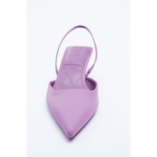 Slingback Kitten Courts - Purple