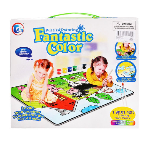 Fantastic Colour- Puzzle And Painting