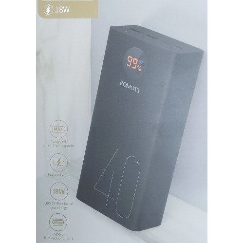 40000mah Digital Smart Powerbank - 18w - 2 Inputs
