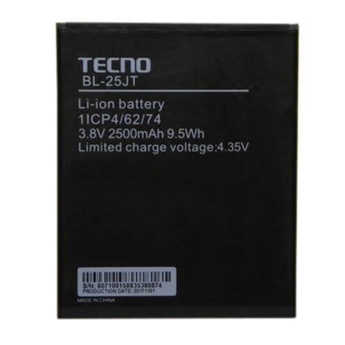 Tecno Wx3 - bl-25jt - Replacement Battery - 2500mAh