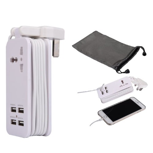 Universal Portable Charging Station W - 4 Port Usb