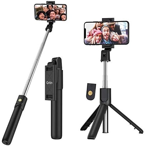 3 In 1 Bluetooth Tripod + Extendable And Portable Selfie Stick