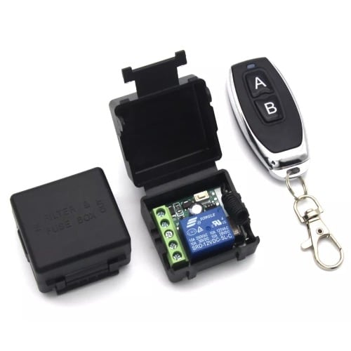 12V 1-Channel 433Mhz Wireless RF Remote Control Transmitter Switch With Receiver