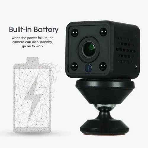 Wireless Ip Battery Powered Mini Camera -Night Version Motion Sensor