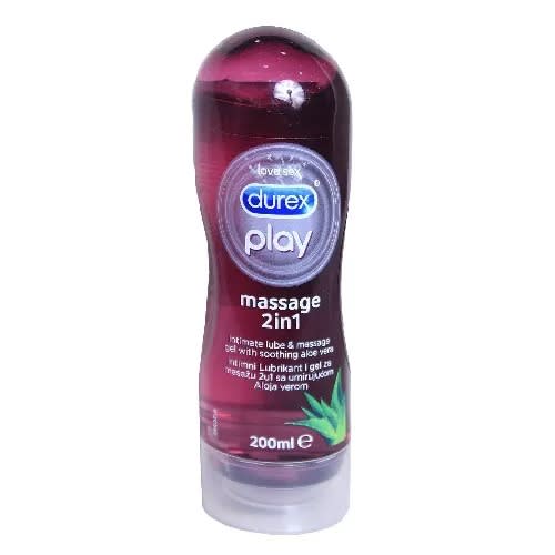 2-in-1 Massage Gel And Personal Lubricant Aloe Vera- 200ml
