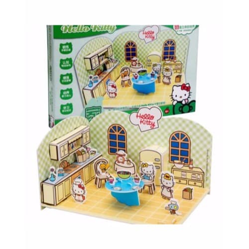 3d Board Stereo Puzzle Toy - Kitchen