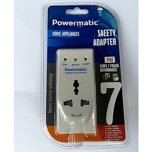 Powermatic Safety  Surge Protector (p6ce) For Electronics