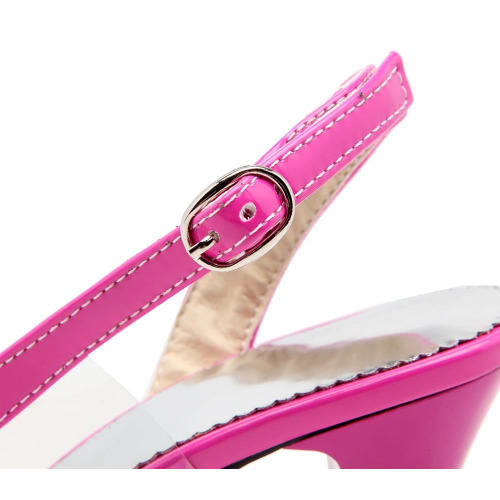 Transparent Side Open Toes Sandals