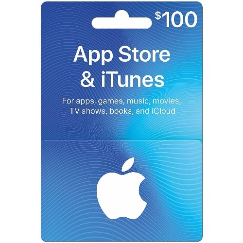 iTunes 100 USD Apple Store Credit