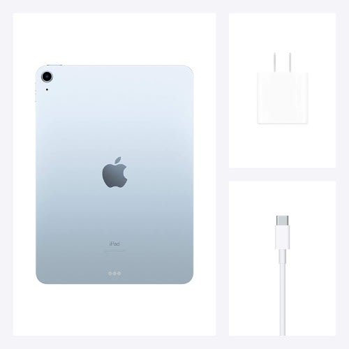 iPad Air (4th Gen) - 10.9" - 256GB ROM - Wi-Fi + Cellular - 5G LTE - Single Nano SIM - Blue