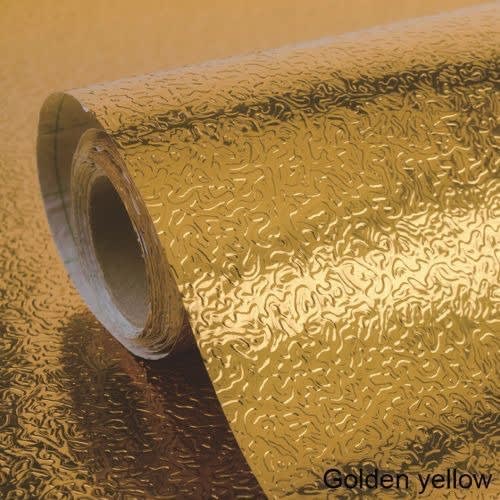 Gold Oil Proof Kitchen Wallpaper And Sticker - 60cm By 300cm