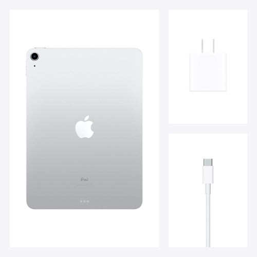 iPad Air (4th Gen) - 10.9" - 256GB ROM - Wi-Fi + Cellular - 5G LTE - Single Nano SIM - Silver