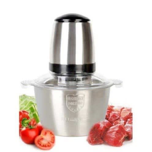 Electric Food Processor + Yam Pounder & Meat Grinder - 3L