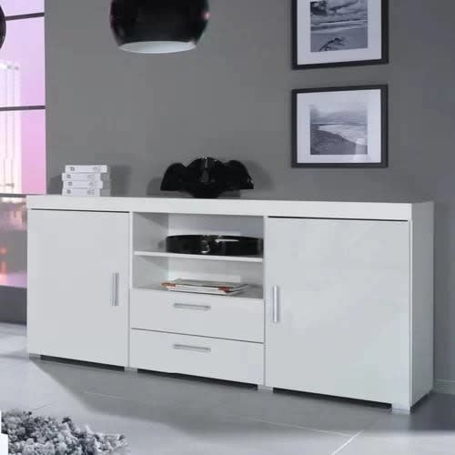 Nikky Best -fabiola High Gloss Sideboard - White