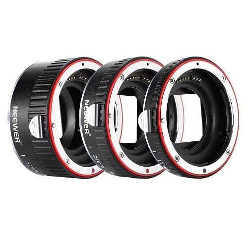 Metal Auto Focus Macro Extension Tube Set For Canon DSLR Camera