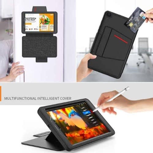 Rugged Full Body Leather Shockproof With Magnetic Stand Pencil Holder Case For Ipad 10.2