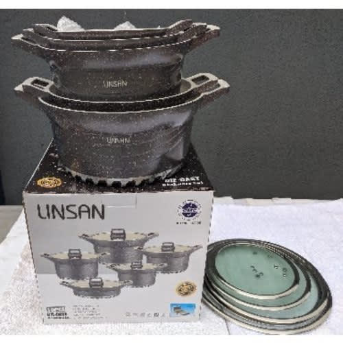 Linsan Die Cast Cookware Set-10 Pieces
