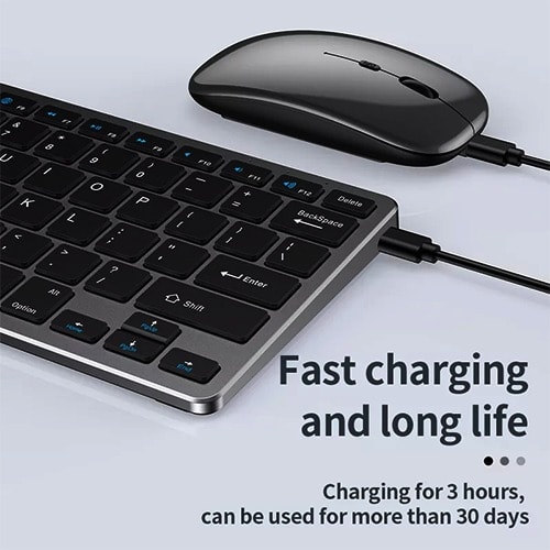Wireless Rechargeable Keyboard And Mouse
