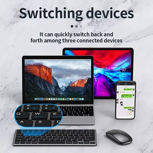 Wireless Rechargeable Keyboard And Mouse