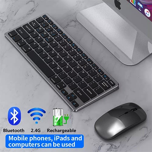 Wireless Rechargeable Keyboard And Mouse