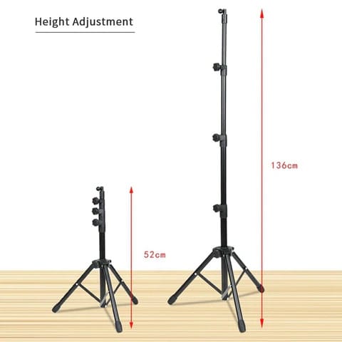 Tripod For Tablets/Mobile Phones With Height Adjustable Legs