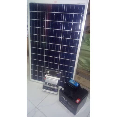 1kva Solar Inverter + 65a Battery + 130watts Solar Panel