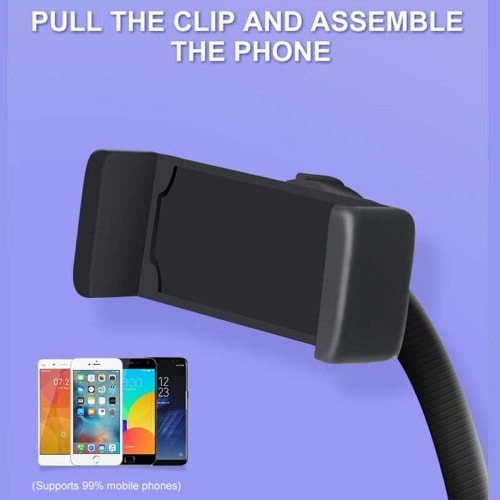 Cat Ear Professional Livestream 3 Light Mode Selfie Ring Light + Phone Holder Clip