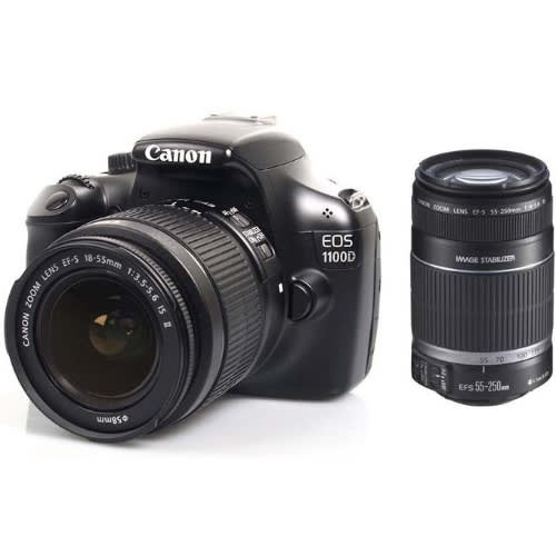 1100d Digital Camera +18 - 55mm & 55-250mm Lens