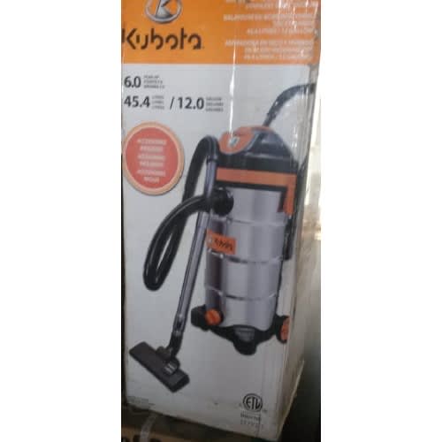 Kubota - 12 Gallon - 1200W - 6.5hp - Wet & Dry Vacuum