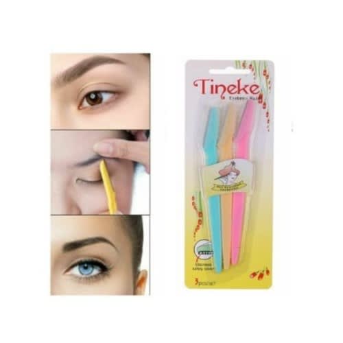 Re-usable Eye Brow Shaving Razors - 3pieces