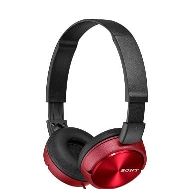 Extra Bass Headphones With Mic - Mdr-xb450ap - Red