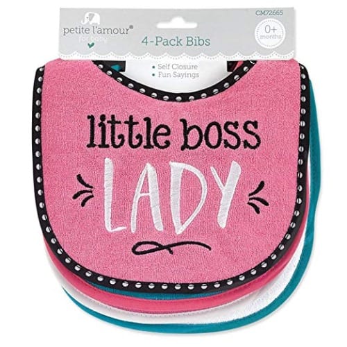 4 Piece Girl Bib