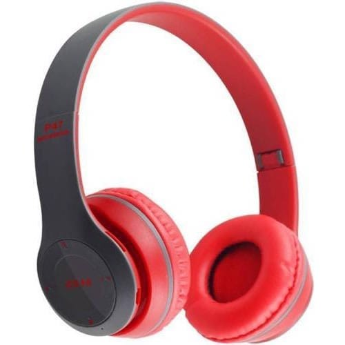 P47 Wireless Bluetooth Headset- Red