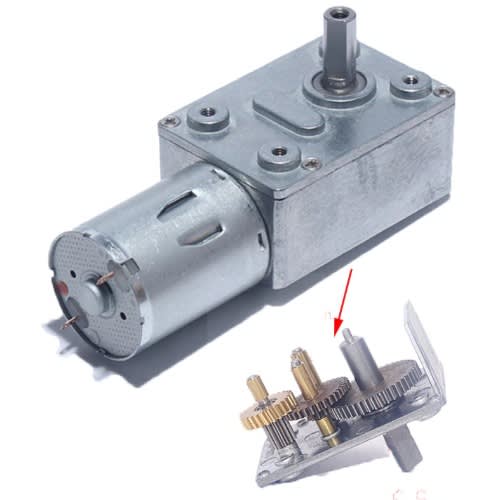 High Torque Worm Gear Reversible Dc Motor