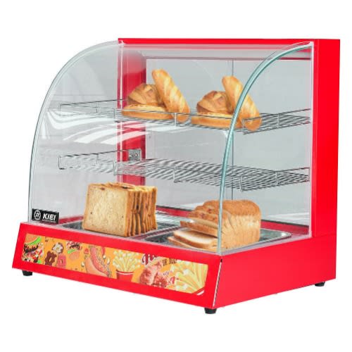 Commercial Food Warmer Showcase With Heat Preservation - 2Layers