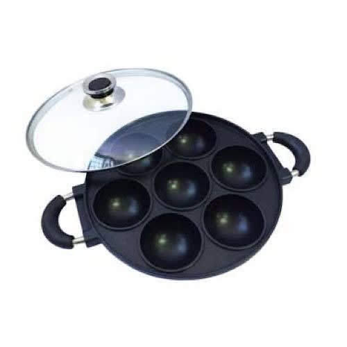 7-in-1 Non-stick Omelet  Massa- Cake Pan Plus Cover Lid.