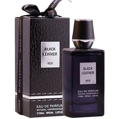 Luxury Exotic Black Leather Perfume Edp For Men 100ml
